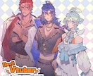 Vtuberさんゲーム制作向けニーアップ描きます 膝上までのイラストを描きます。 イメージ1