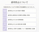 運営指導で指摘０！虐待防止完全対策セット提供します 指針・委員会・研修が最短1時間*で完了【介護・障がい対応】 イメージ2