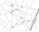 ナチュラルでシンプル、見やすい地図作成します お好みの配色でチラシや広告をオシャレに イメージ1