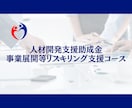 人材開発支援助成金の申請をサポートします 「事業展開等リスキリング支援コース」における書類の準備を支援 イメージ1