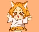 ミニキャラ！商業利用OK！可愛いキャラ描きます 縁取りする絵柄のミニキャラを書きます！ イメージ3