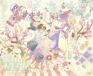 アイコン､色紙等をアナログで制作します 大きな作品◎､原画配送も可能!4000円〜 イメージ2