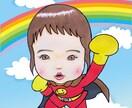 お好きなキャラクターにして似顔絵を描きます お好きなHEROに！キャラクターに！ イメージ2