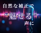 ショート動画用アカペラのボーカル補正を行います 18時までのお申し込みで即日納品！自然で心地良い補正を！ イメージ1