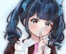 SNSで使える可愛いアイコン描きます SNSで使う自分専用のアイコンを探している方など イメージ4