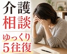 先着3名500円！！介護の悩みや不安をお聞きします 助けを求めたいのに…相談先が見つからないあなたへ寄り添います イメージ1