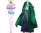 全身3000円でTRPGの立ち絵描きます 3日で納品可能！全身3000円です！ イメージ10