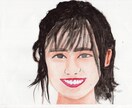 似顔絵水彩画の手描きの作品ですます 一品一品手描きの作品です水彩画です イメージ1