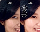 自然なレタッチでプロフィール写真を補正します 撮影したプロフィール写真を、ナチュラルで綺麗な仕上がりに！ イメージ3