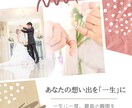 他にはない！結婚式オープニングムービー制作します 〜お2人だけのムービーを心を込めて〜 イメージ1