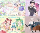 商用利用無料！バストアップ・立ち絵作成いたします IRIAM対応作成可能・１枚絵やアイコンに！ イメージ3
