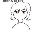 商用利用可！ぼんやり似てるゆるいイラスト描きます ブログやSNSのアイコンにいかがですか？ イメージ2
