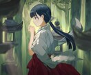 お好みのシチュエーションのイラストを描きます 同人誌の表紙、動画のサムネに雰囲気のあるイラストを イメージ1