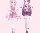先着一名様限定価格！活動用立ち絵制作します 可愛らしい絵柄の立ち絵で活動への第一歩をサポートします！ イメージ3