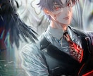 ご要望にお応えした美麗系イラスト描きます 美麗系のイラストをお求めの方に、美しい一枚絵を制作いたします イメージ1