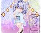 量産ちびキャラ【浴衣 ミニ / 通常】を描きます Vtuber / Vライバーさんに大人気の量産シリーズです！ イメージ3