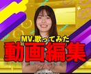 歌ってみた、MV、歌詞入れ特化の編集いたします ★他よりも一歩先の音楽映像表現へ★ イメージ1