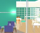 自宅兼事務所のパース作成いたします 内装・外装のイメージ図をつくります イメージ8