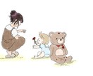 ベビー・ぬいぐるみのイラストをお描きします ふにっと柔らかめの絵柄に絵本のようなカラータッチイラスト イメージ3