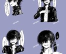 アイコンやヘッダーなどの一枚絵描きます アイコン、ヘッダー、サムネなどを描いてます！ イメージ4