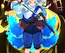 キャラクターデザイン・CGイラスト等を作成致します ゲーム配信・動画素材・live2dにもご使用いただけます。 イメージ2