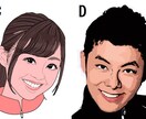 本格激似の似顔絵スピード納品いたします スーパー(激似)スピード(即日納品)　　　似顔絵２　極美 イメージ8