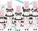 立ち絵＋高可動Live2Dモデリングまで制作します ガチ恋距離、ミニキャラ化、高可動域対応可能です！ イメージ4