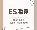 現役採用担当がES・自己PR添削します 採用視点で“伝わる文章”に整理します イメージ1