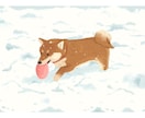 犬のイラスト描きます 大切なご家族の絵を描かせていただきます。 イメージ4