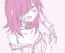 ちょっぴりダークでキャワなイラストを作成します 病み/ゆめかわイラストそんなキャワなイラストを作ります♡ イメージ5