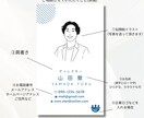 フォーマルな似顔絵付名刺を作成致します 会社や部署での発注も承ってます！ イメージ4
