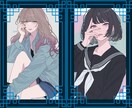 華やかで落ち着いた雰囲気のイラストをお描きします 線や配色に特徴のある繊細な目を引くイラストを制作します イメージ8