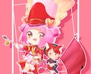 可愛い×個性派なミニキャライラスト描きます ​配信用の立ち絵、グッズ用など、幅広い用途に対応可能です！ イメージ6