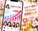 インスタ日本人女性フォロワーを100人増やします 【先着10名様 500円引き！】出品記念でお得ですよ！ イメージ3