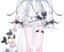 透明感のある立ち絵を描きます イリアムなどの配信で使えるような透明感のある女の子 イメージ2