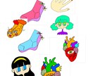 お好きなイラストなんでも描きます 個性的なイラストが欲しい方へ現役美大生が描いてお届けします！ イメージ1