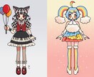 女性のキャラクターデザインします あなたの創作活動をもっと豊かに！ イメージ2