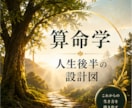 算命学◆人生後半の設計図を描きます 40代〜。子育ての出口、仕事の転機。折り返しからの再設計に。 イメージ1