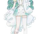 IRIAM用の女性立ち絵を制作します 風を感じられるような温度感・透明感を大切に作品制作します。 イメージ2