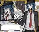 貴方のキャラが主役！フリゲ・ADV風画面制作します フリゲ風の1枚絵から立ち絵まで！ イメージ1
