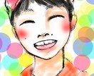 記念やプレゼントにぴったりの似顔絵描きます アナログだから、あたたかみがある優しい雰囲気の似顔絵！ イメージ2