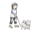 温かみのある手描きイラストを制作します 日常の一場面を、懐かしく、やさしいアナログタッチで描きます イメージ6
