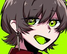 パッと目を惹くアイコン描きます 男女どちらも可能！顔アップで目立つアイコンをお探しの方へ。 イメージ1