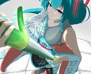 かっこいい女性キャラクターアイコン描いてます 可愛い系、クール系が得意。線と光を意識したイラストが得意。 イメージ5