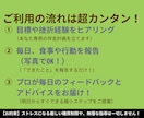 三日坊主卒業！プロが毎日の食事と行動を伴走します 「1人じゃ続かない…」をプロが毎日チャットで完全サポート！ イメージ3