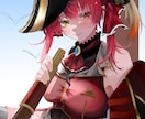 雰囲気を漂わせるイラストを作成します 配信や動画、グッズ等のイラスト作成を担当します。 イメージ4