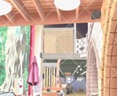 優しく温かい気持ちになれる背景イラスト制作致します 写真から主線なし＆パステルカラーで風景作成（ビビット色も可） イメージ6