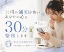 上司の通知が怖いあなたの心を30分整理します 夜のひとり反省会を手放す！あなた専用「心の整理シート」付 イメージ1