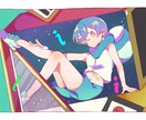 テイスト豊富！かわいいイラストやサムネ描きます SNSやWEBサイト、ゲームなどのイラスト描きます イメージ6