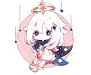 商用利用可！！デフォルメイラストを描きます リテイク無制限！かわいい女の子が得意です✨ イメージ6